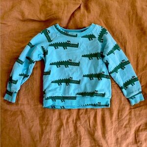 Hugo loves Tiki crocodile sweatshirt